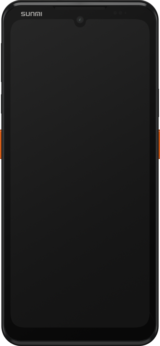 mijnepay.nl op een Sunmi-handheld