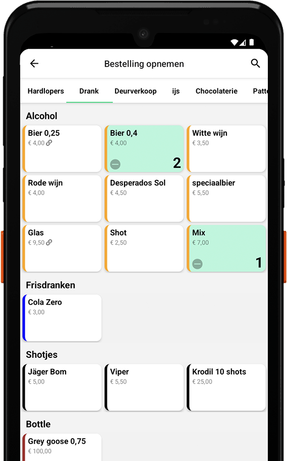 Producten module